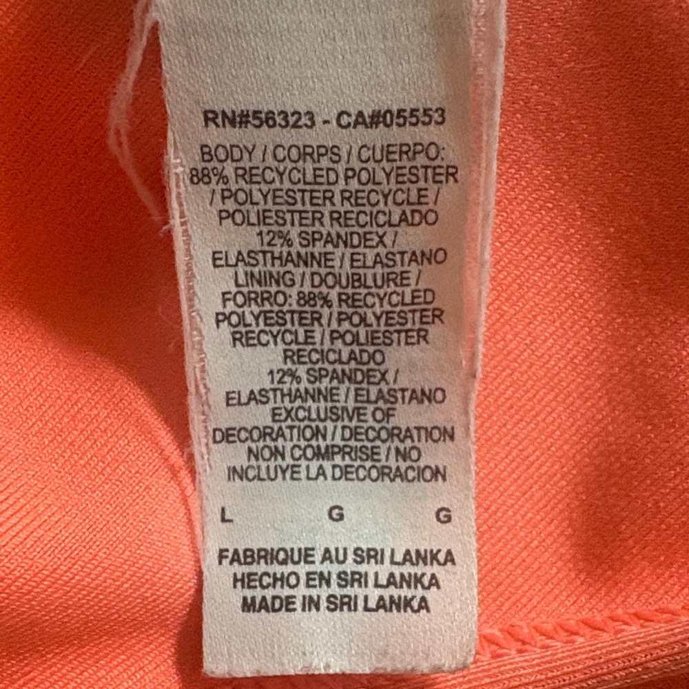 Nike Coral Pink Racerback Sports Bra - Picture 3 of 4